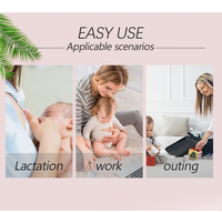 Prêt à expédier coussin d'allaitement biologique lavable et réutilisable absorbant les coussinets d'allaitement en bambou absorbants pour maman qui allaite