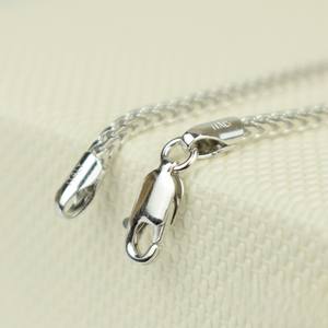 गैर-तिरनिश फैशन गहने थोक विक्रेताओं 1.5 मिमी 1.8 मिमी सोने की प्लेटेड <span class=keywords><strong>s925</strong></span> इटैली चांदी हार खोखला जाल बुना हुआ चेन - Product Image 4