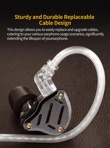 <span class=keywords><strong>KZ</strong></span> <span class=keywords><strong>ZS10</strong></span> <span class=keywords><strong>PRO</strong></span> 2 1DD 4BA HIFI Bass Metal Hybrid Auriculares intrauditivos Auriculares deportivos Auriculares con cable para juegos - Product Image 4