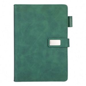 Cuaderno de Trabajo Portátil de Alta Gama A5, Grueso, con Cierre Magnético, de Cuero, para Reuniones de Oficina, con Costura Reforzada, para la Escuela - Product Image 1
