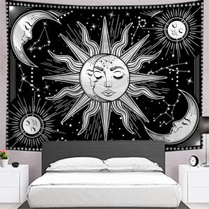 <span class=keywords><strong>Tenture</strong></span> <span class=keywords><strong>murale</strong></span> tapisserie série <span class=keywords><strong>soleil</strong></span> <span class=keywords><strong>lune</strong></span> dortoir décoration Hippie Mandala psychédélique salon chambre fond tapisserie - Product Image 3