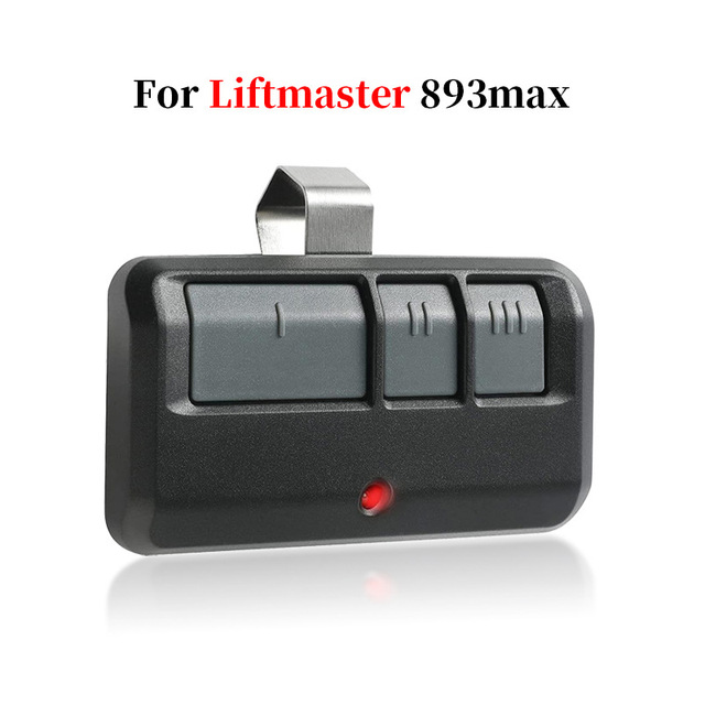 Universal Alarm Function and Rolling Code Security 3-Button Garage Door Remote Control for Compatible Garage Door Openers