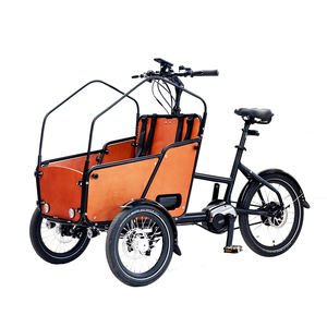 Bafang-Tricycles électriques à moteur central de 250 watts, vélo cargo électrique à <span class=keywords><strong>3</strong></span> <span class=keywords><strong>roues</strong></span> pour la famille - Product Image 2