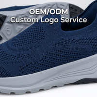 Chaussures tendance à enfiler, style Fly Kitting, chaussures décontractées pour hommes