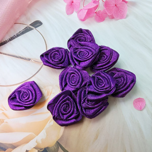 Precio de fábrica, lazos morados coloridos personalizados, Material de nailon, corbatas prefabricadas para decoración de árboles de Navidad, accesorios de ropa interior - Product Image 4