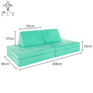 Tapis de jeu pour enfants, combinaison canapé, tapis d'éveil emboîtable en mousse, éducatif, pour la maison, filles et garçons de 2 à 4 ans - Product Image 5