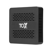 TV Box Android TOX4 Rockchip RK3528 4GB 32GB, WiFi Dual 2.4/5G, BT5.0, Compatible con HDR 4K, Receptor de TV Inteligente para Reino Unido, Actualización OTA, ATV 13