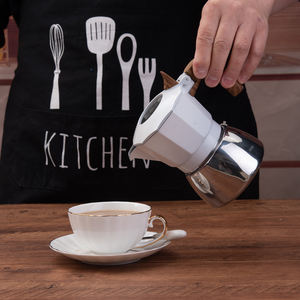 Cafetera <span class=keywords><strong>Moka</strong></span> de Aluminio de 2 Válvulas, Extracción de Alta Presión, <span class=keywords><strong>Crema</strong></span> Abundante, Tapa Hueca Transparente Anti-Salpicaduras, Cafetera Espresso para Estufa - Product Image 6