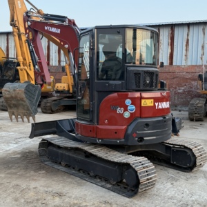 Mini-excavatrice sur chenilles Yanmar Vio60 d'occasion du Japon, 6 tonnes, modèles Vio60, 55, 35, 80, matériel de chantier à bas prix à vendre - Product Image 2