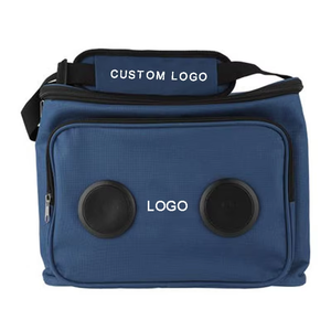 Tùy Chỉnh Xách Tay Mềm Gấp, Dây Kéo Cách Điện Nhiệt Du Lịch Ice Bia Rượu Thực Phẩm Tote Ăn Trưa Bãi Biển Túi Lạnh Với Loa/ - Product Image 4