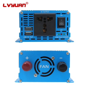 Lvyuan 500W đỉnh điện 1200W DC AC chuyển đổi điện biến tần phổ cắm 12V - 220V hữu ích tần số tinh khiết Sine Wave Inverter - Product Image 3