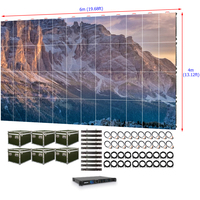 Écran vidéo LED mural pour concerts en intérieur 6m x 4m P2.976, taux de rafraîchissement élevé, panneau LED HD 2.9mm pour location, HDR10+, garantie 3 ans