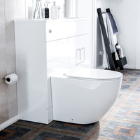 Nouveau design cuvette de toilette suspendue ronde haut de gamme toilettes suspendues avec bidet intégré