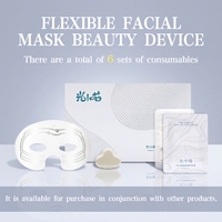 Appareil de beauté facial à micro-courant Lumikitten - Soin des yeux, hydratation, stimulation de l'absorption, raffermissement et contouring (6 pads)