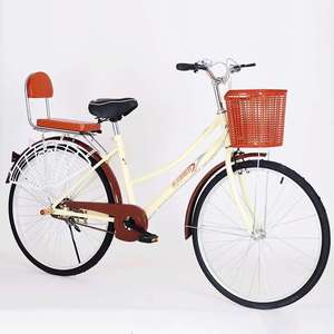 Charmant vélo urbain <span class=keywords><strong>rose</strong></span> pour <span class=keywords><strong>femme</strong></span> avec dossier <span class=keywords><strong>de</strong></span> soutien Ang Mesh - Product Image 3