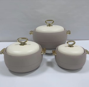 Juego <span class=keywords><strong>de</strong></span> Servicio Aislado <span class=keywords><strong>de</strong></span> Alta Gama con Acabado Mate, Olla Térmica <span class=keywords><strong>de</strong></span> 1L, 2L y 3.5L con Revestimiento <span class=keywords><strong>de</strong></span> Acero Inoxidable para Buffet - Product Image 2