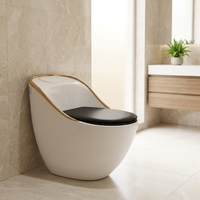WC à siphon allongé à double chasse, sanitaires de gros, WC à poser au sol pour salle de bain