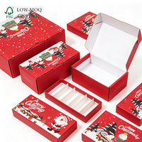 Maßgefertigte Weihnachts-Flugzeugbox Faltbare Karton-Geschenkverpackung mit Gittereinsatz
