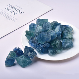 Sıcak satış mavi florit kristal aromaterapi taş toptan yüksek kalite kaba florit kristal ham taş - Product Image 4