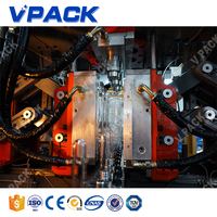 Vpack 2023 Nouvelle version Machine de moulage par soufflage de bouteilles d'eau en plastique PET à 6 cavités/Souffleur de bouteilles à entraînement servo automatique 9000BPH