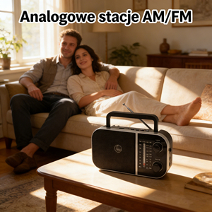 <span class=keywords><strong>Radio</strong></span> Portátil de Plástico AM/FM con Reproductor de Tarjetas USB/TF Que se Puede Conectar a la Entrada de Auriculares de 3.5mm - Product Image 3