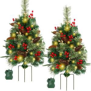 크리스마스 휴일 야외 마당 LED 풍경 장식 크리스마스 트리 지상 조명 잔디 램프 - Product Image 2