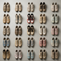 Sandales et claquettes d'été d'occasion mixtes, chaussures plates décontractées en balles, vente en gros en provenance de Chine