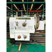 Tour horizontal d'occasion robuste Shenyang CW61125B, alésage de broche 130 mm, outils en carbure pour le tournage de grandes pièces métalliques