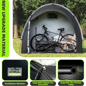 Tente de rangement pour vélos en plein air et abri pliable pour vélos avec housse de pluie - Product Image 4
