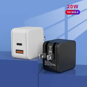puissance adaptateur 3.2 Suppliers-Essager — chargeur rapide Portable de type c, adaptateur, pd, pour téléphone Portable, 20w