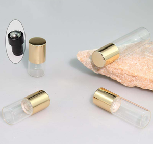 Hot Bán Màu Rỗng Tinh Dầu Con Lăn Chai 1Ml 2Ml 3Ml 5Ml 10Ml <span class=keywords><strong>Mini</strong></span> Hổ Phách Nước Hoa Thủy Tinh Cuộn Trên Chai Với Cap - Product Image 5