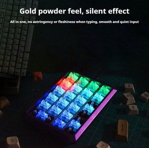 TTC สวิตช์แช่แข็งสวิตช์ V2 3Pin แบบเงียบสวิตช์เชิงเส้นแบบ RGB โปร่งใสเต็มรูปแบบคีย์บอร์ดเล่นเกม MX SWITCH MIDI อุปกรณ์ DIY - Product Image 3
