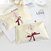 Sobres de Algodón Planos, Bolsas para Tarjetas de Regalo, Sobres para Dinero, Contenedores para Efectivo de Boda, Empaque Simple, Venta al Por Mayor