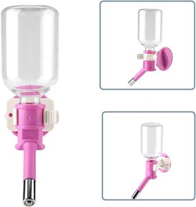 Pet Kennel Dispenser Drinker for Wire Cage <b>Crate</b> Feeder,No Drip Hanging Dog Dispenser Water Bottle - Product Image 5