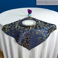 Serviettes en polyester jacquard brodées, lavables, réutilisables et écologiques pour la maison, les mariages, les fêtes, les banquets