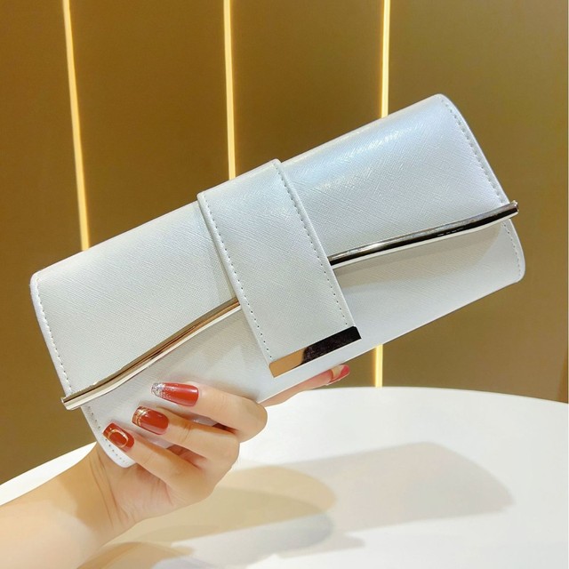 New Women's Clutch Bag High-End Elegant Evening Fashionable All Match Waterproof Polyester Bags for Women