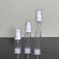Twist pp 5ml 10ml 15ml Cosmétique Airless Fine Brume Pulvérisation Pompe carré Lotion Cosmétiques Bouteille