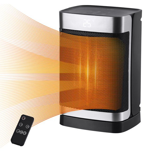 Remote Control Intelligent Digital Display Touch Screen PTC Ceramic Tower Warm air Blower Heater Electric Heating Fan
