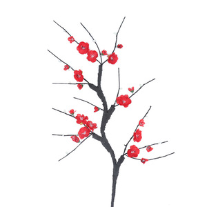 Flores de Ciruelo Artificiales de 30cm-100cm, Flor de Seda para Decoración del Hogar y Hoteles - Product Image 5
