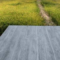 Revêtement de sol en mousse PU léger et durable à l'aspect bois, antidérapant, imperméable, faible entretien, terrasse composite extérieure