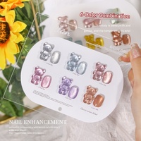 Nouveau Kit de Vernis à Ongles Gel Effet Œil de Chat Milan Meilan 6 Couleurs, Blanchissant, Cristal Galaxie, Imperméable, Séchage Rapide, Certifié MSDS, Durée de Conservation 24 Mois