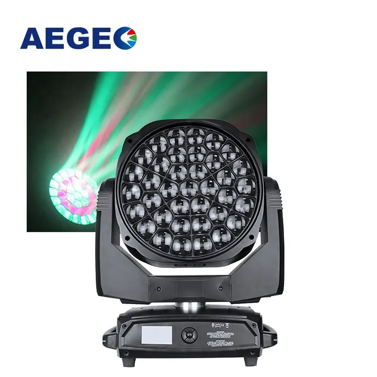 Big bee eye 37x15w rgbw k20 honeycomb led beam moving head light with zoom