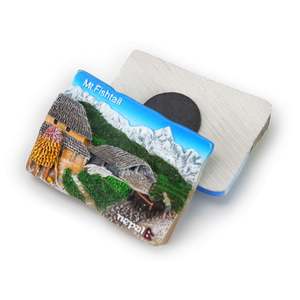 Aimants de réfrigérateur personnalisés en résine 3D, souvenirs touristiques de différentes villes et pays - Product Image 1