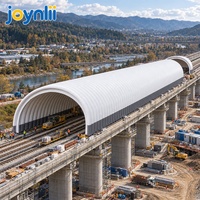 Tente de chantier gonflable géante pour le durcissement du béton sur les chantiers de construction, les projets de ponts et de routes