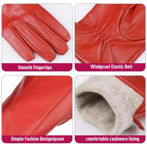 Guantes de Cuero Transpirables de Última Moda, Alta Demanda, Nuevo Estilo, Guantes de Cuero de Moda para Invierno en Venta - Product Image 4