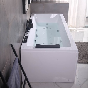 Spa Jacuzzi d'angle portable en acrylique pour deux personnes, design moderne, écologique, avec robinet inclus - Product Image 3