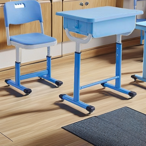 Conjunto de Silla y Escritorio Escolar Ajustable de Metal Moderno con Tablero Inclinable para Estudiantes de Secundaria, Marca SONGYE, 1 Año de Garantía, ST-311-B - Product Image 6