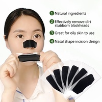 Bandes nasales anti-points noirs au charbon hydrocolloïde pour un nettoyage en profondeur des pores, minimisation des pores et contrôle du sébum, vente en gros