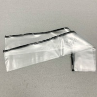 Emballage personnalisé de haute qualité pour extensions de cheveux, sac d'emballage pour mèches de cheveux avec logo, sacs d'emballage en PVC pour cheveux