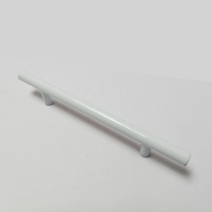 Pure White High-end Stainless Steel or Iron Cabinet Handles for Kitchen &amp; Hotel Use Modern Design Customizable - Product Image 6